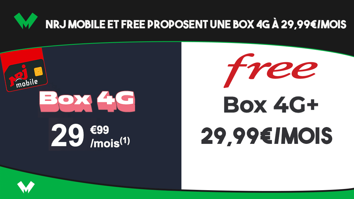 box 4G nrj vs free