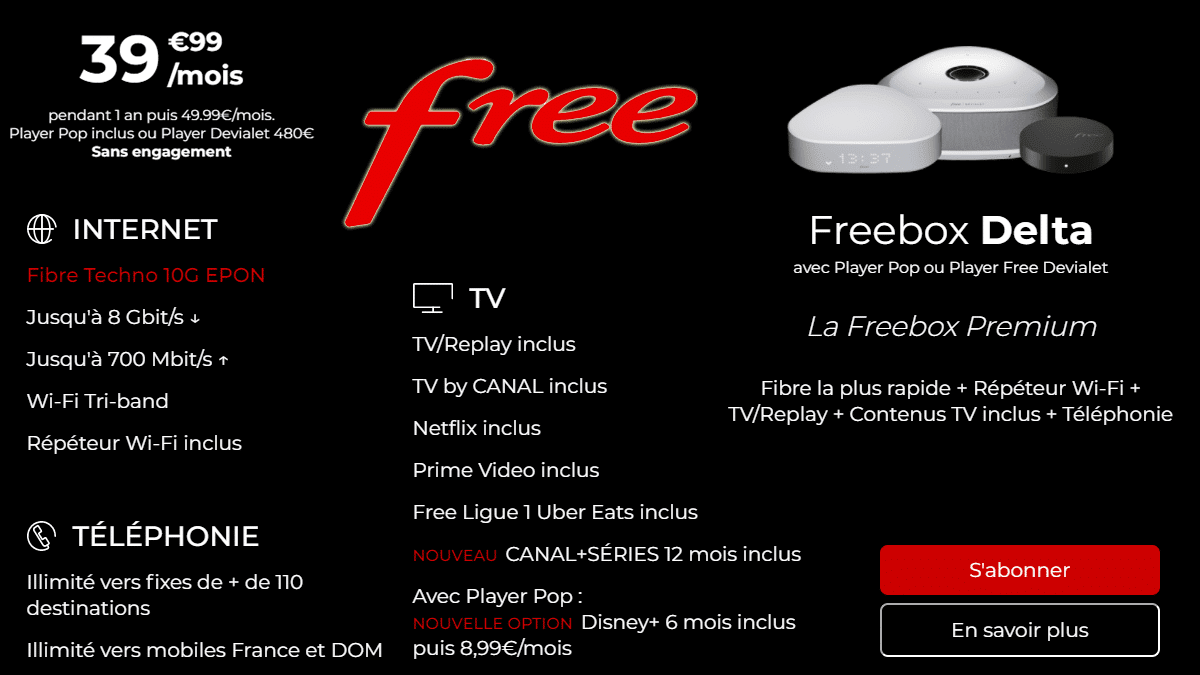 Freebox Delta pour colocation
