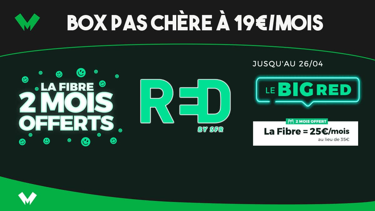 box pas chère red
