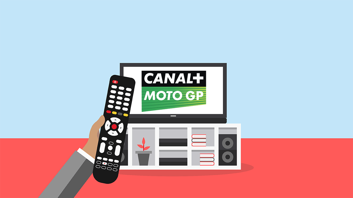 Numéro de la chaîne CANAL+ Moto GP.