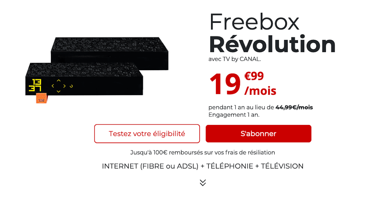 freebox revolution sport