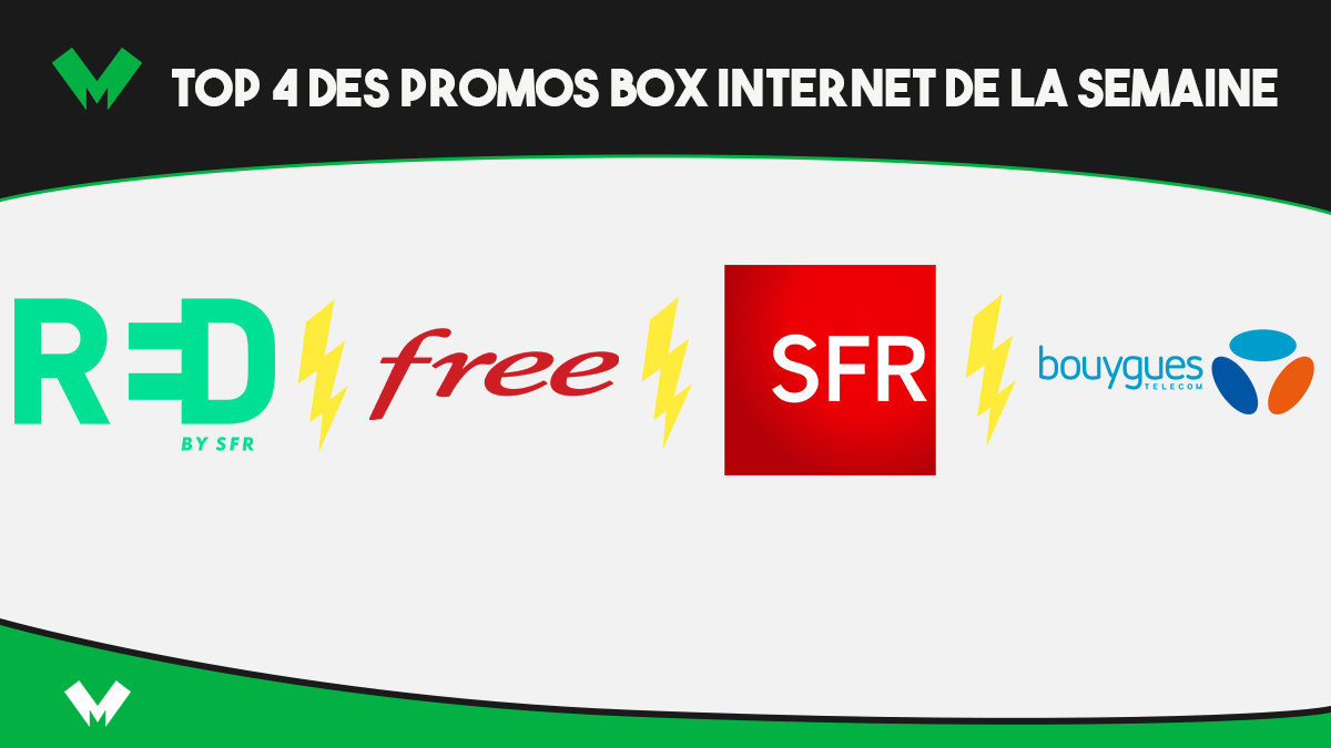 promos box internet red free sfr bouygues