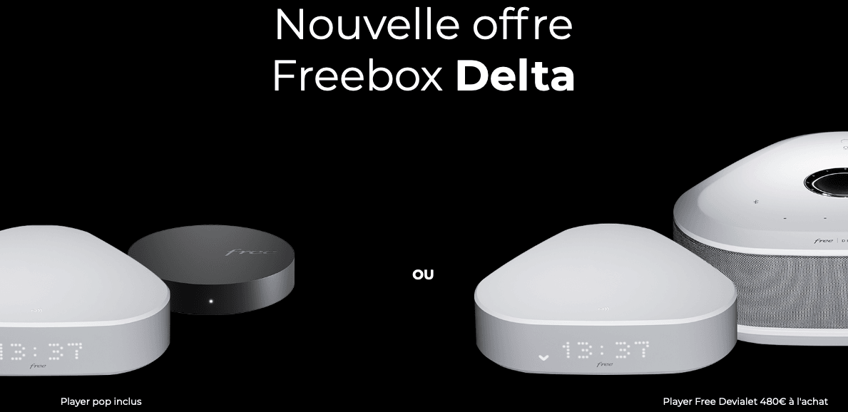Freebox Delta abonnement box pas cher