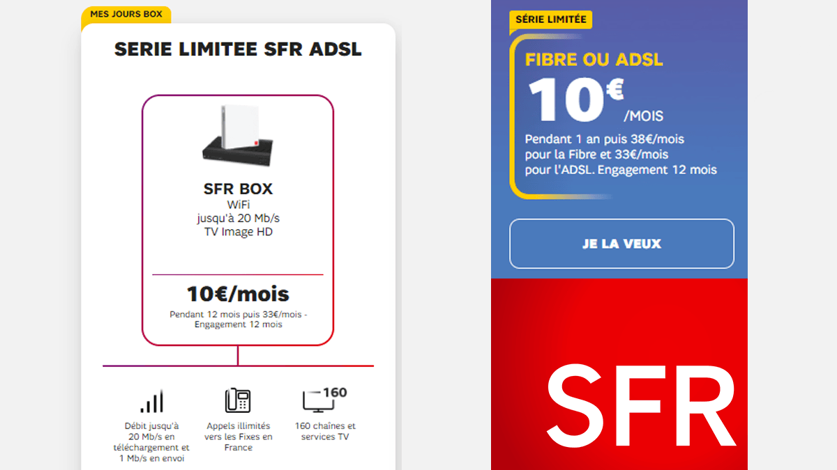 Box ADSL à 10€