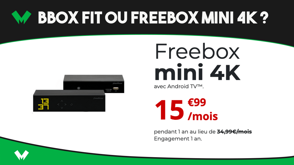 Bbox Fit VS Freebox mini 4K