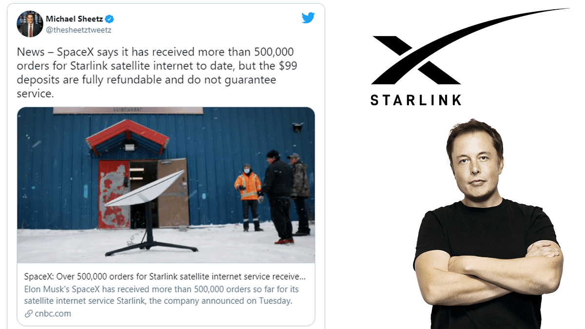 Starlink par SpaceX et Elon Musk