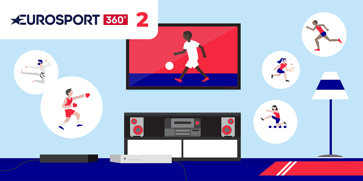 Numéro Eurosport 360 2 sur les box TV.