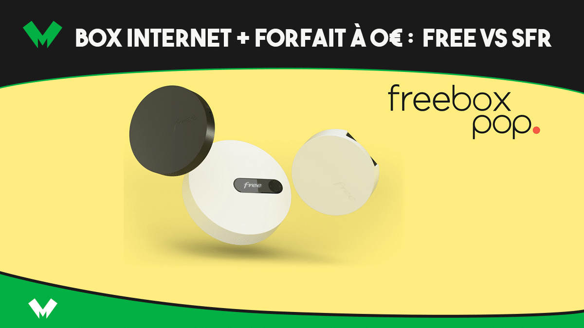 Box internet + forfait 0€ de Free et SFR
