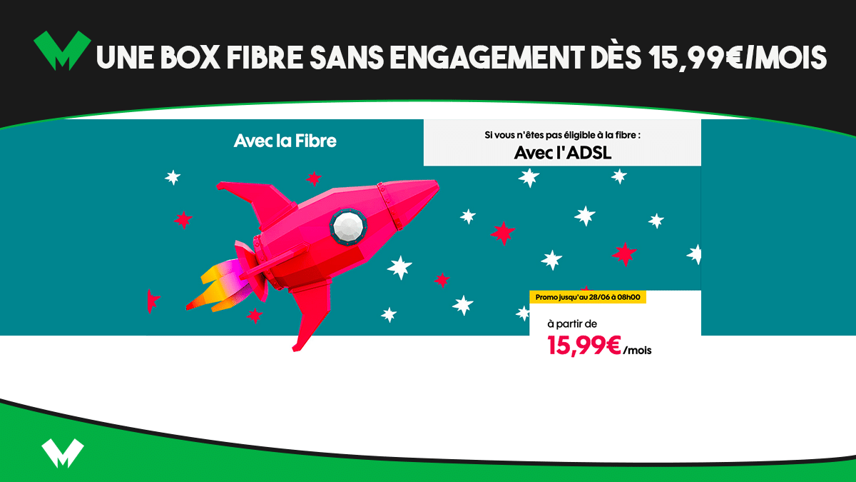 Box fibre sans engagement RED by SFR vs Sosh