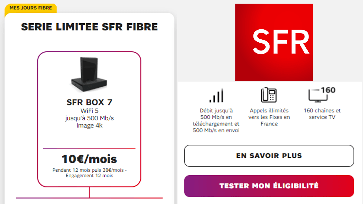 Box pas chère triple play SFR