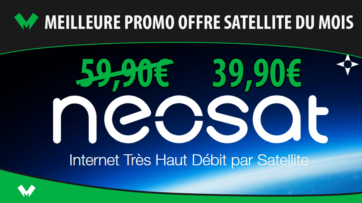 Promo Internet par satellite Neosat