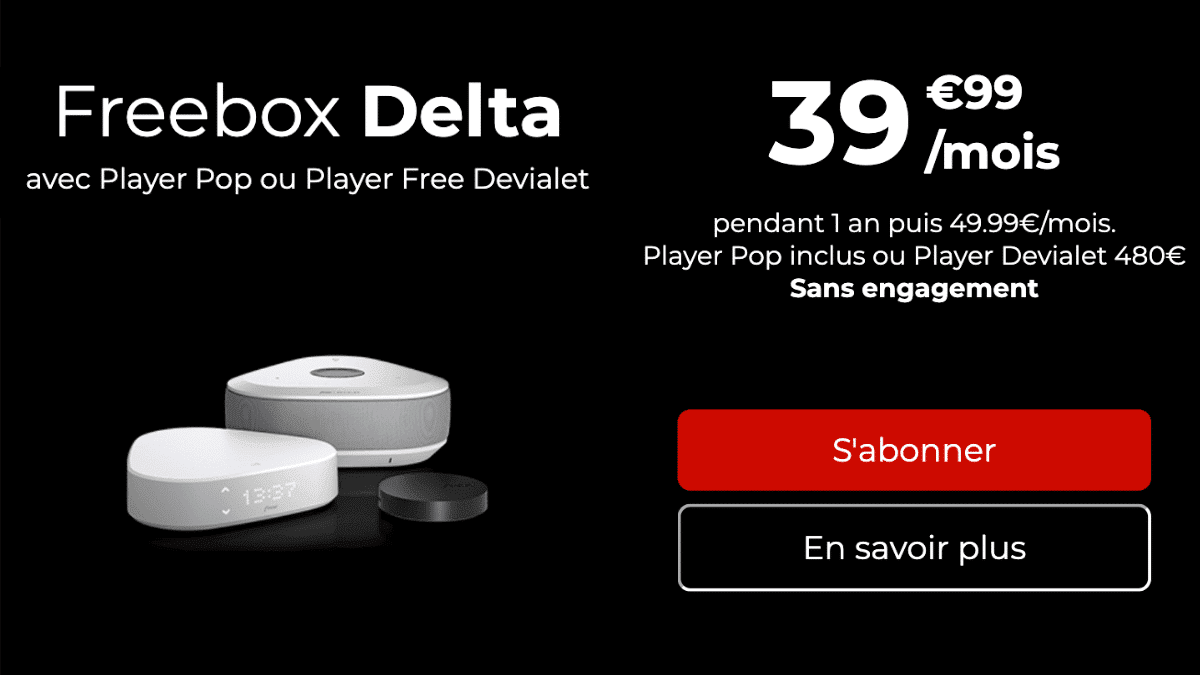 Prix mini Freebox Delta