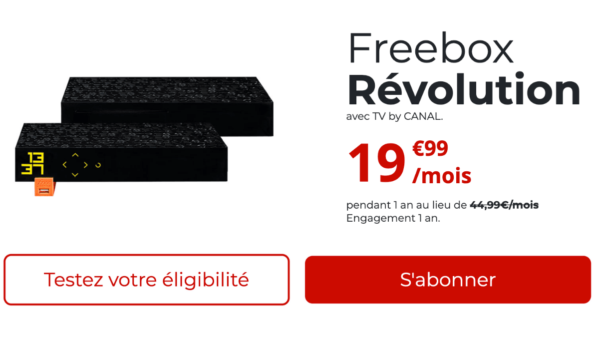 Offre Freebox révolution