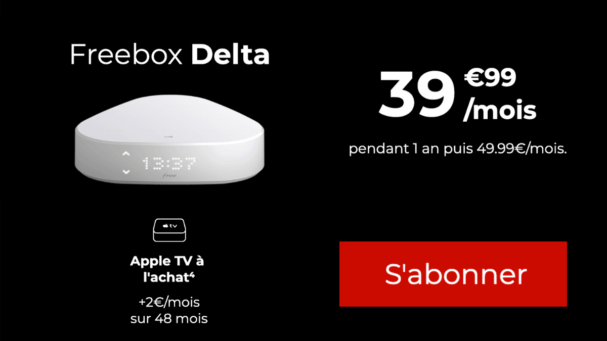 Apple TV avec Freebox Delta