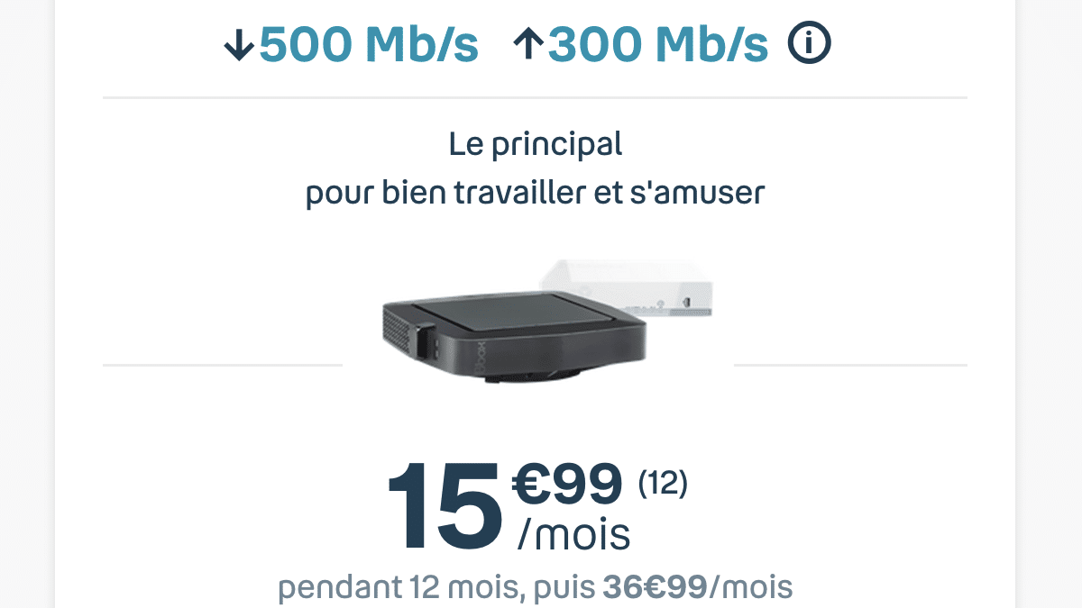La box pour étudiants de Bouygues, 15 euros par mois en fibre optique