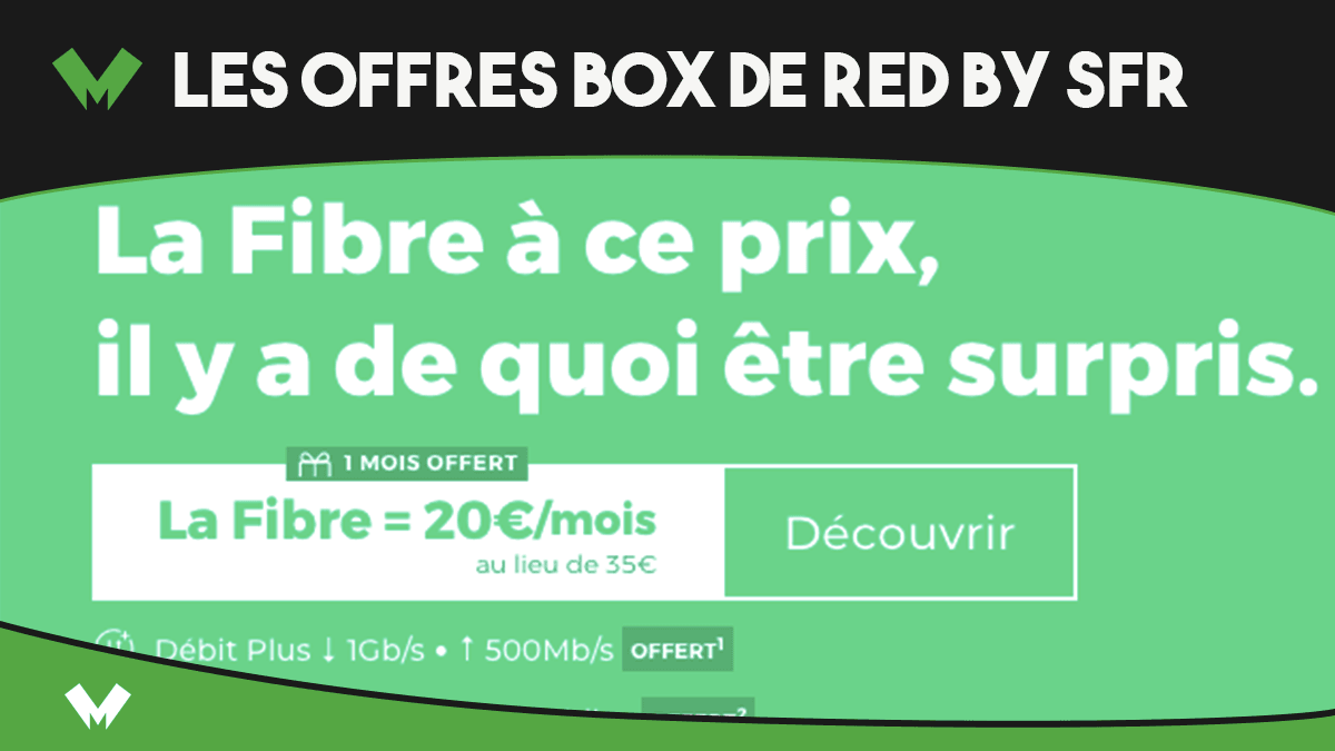 RED by SFR les meilleures offres de box
