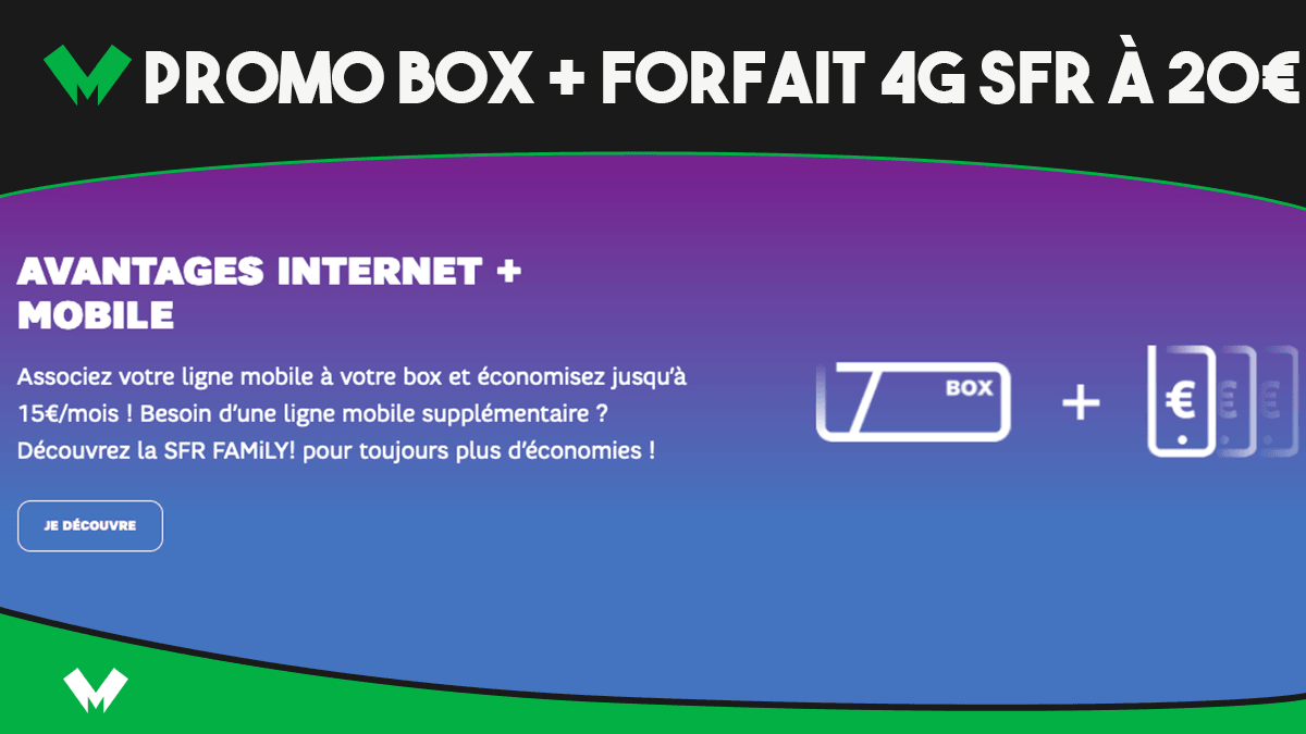 L'offre combinée box + forfait de SFR