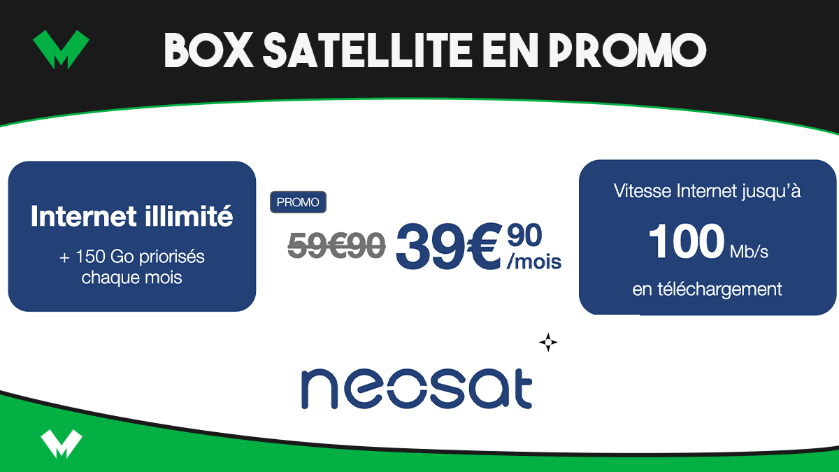 Box satellite Neosat promo