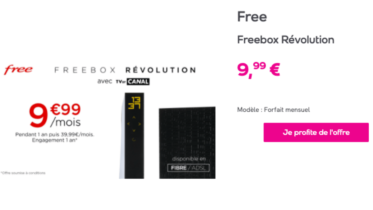 Veepee Freebox Revolution