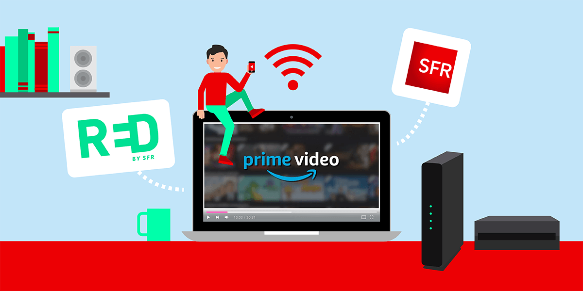 Regarder Amazon Prime Video chez SFR et RED