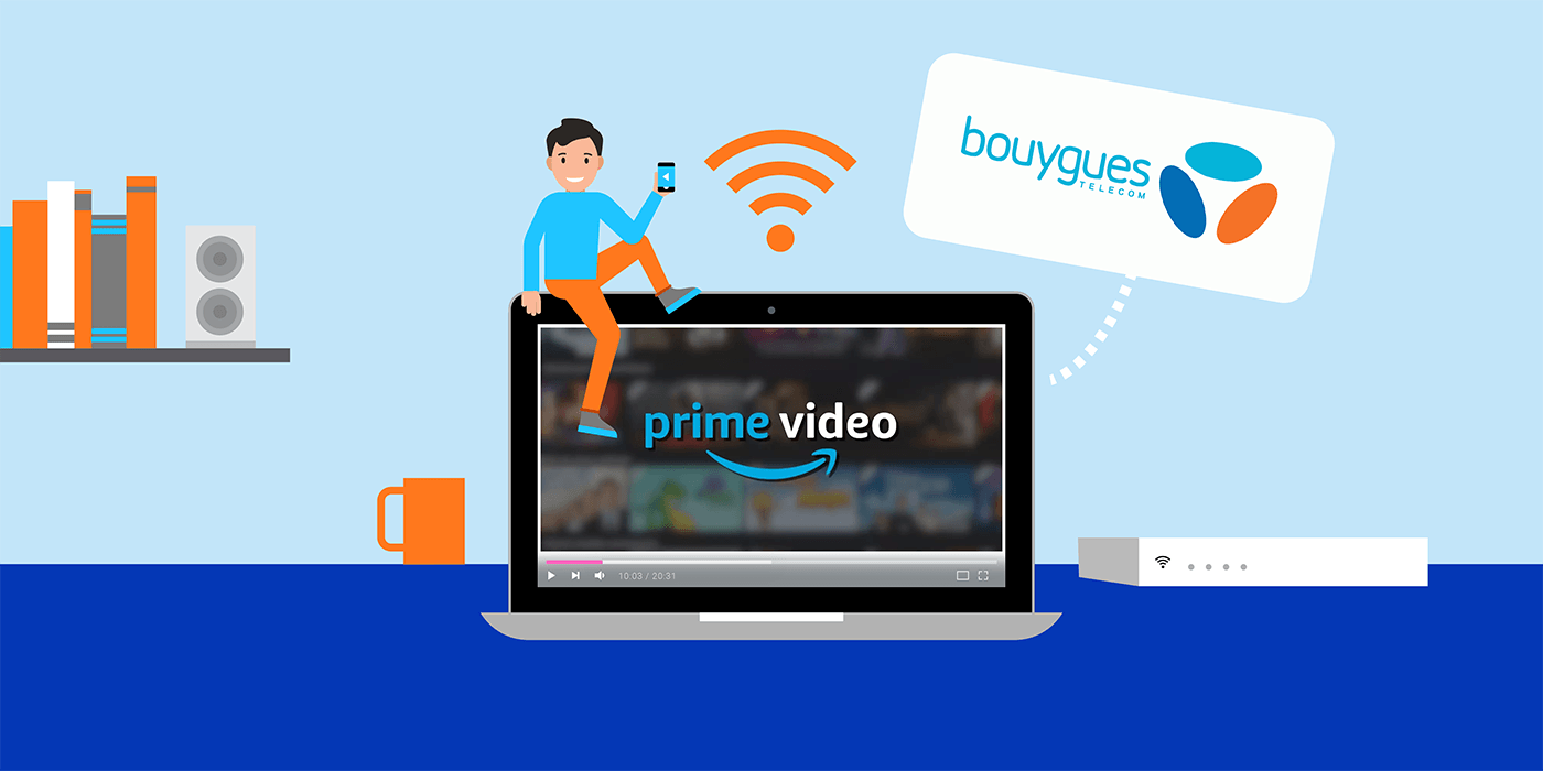 Amazon Prime Video avec une Bbox