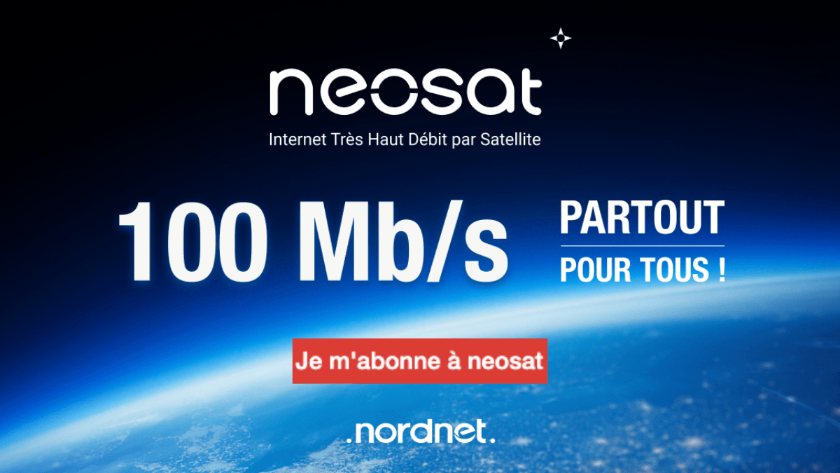 Promotion sur l'abonnement Neosat de Nordnet
