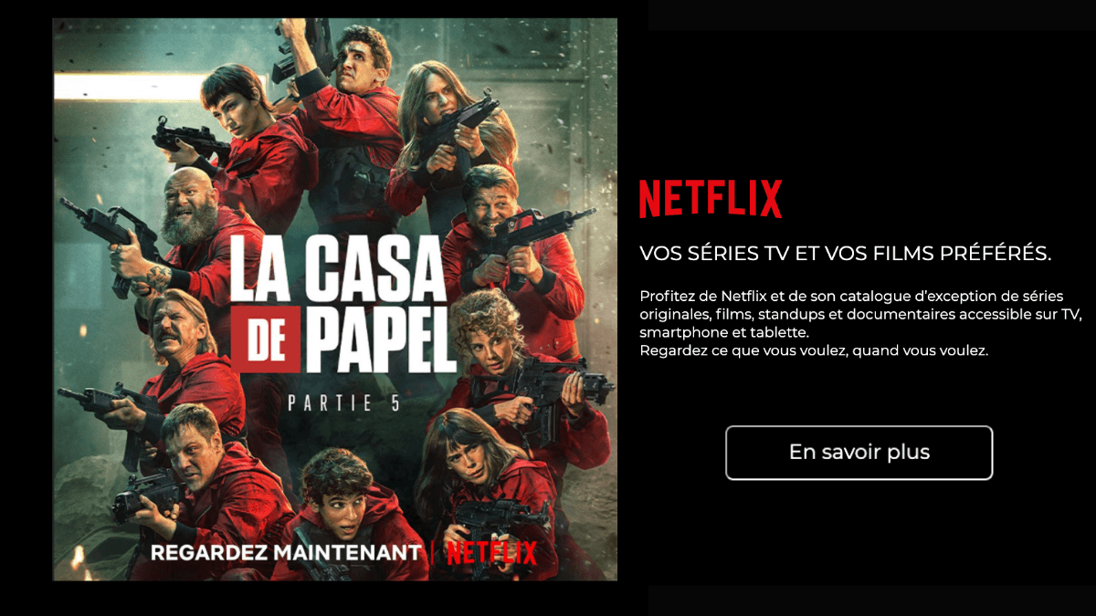 Netflix inclus dans la Freebox Delta