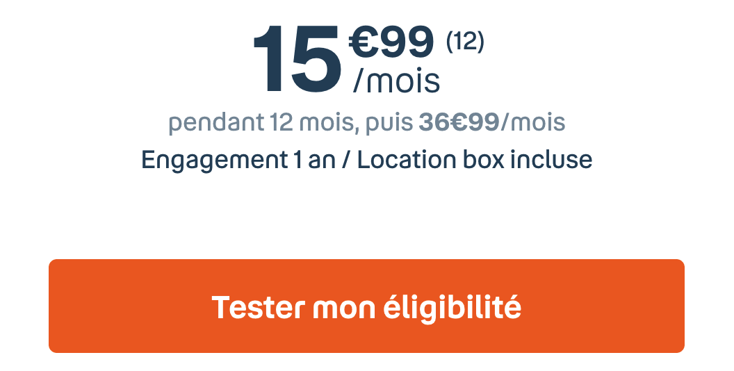 La bbox est à 15,99€/mois