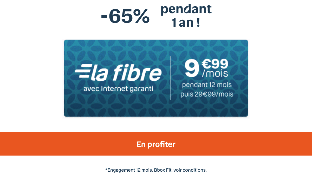 La fibre à 9,99€ de Bouygues Telecom fait grand bruit