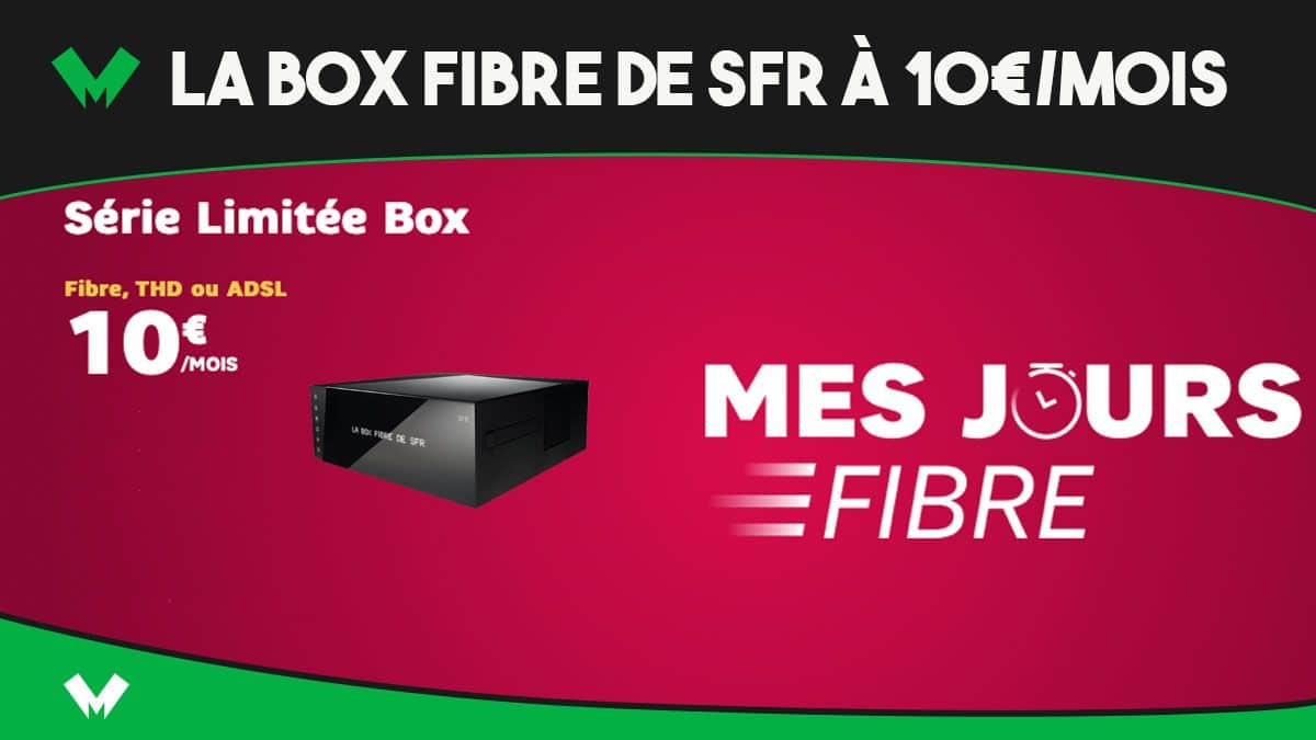 box fibre sfr 10 euros