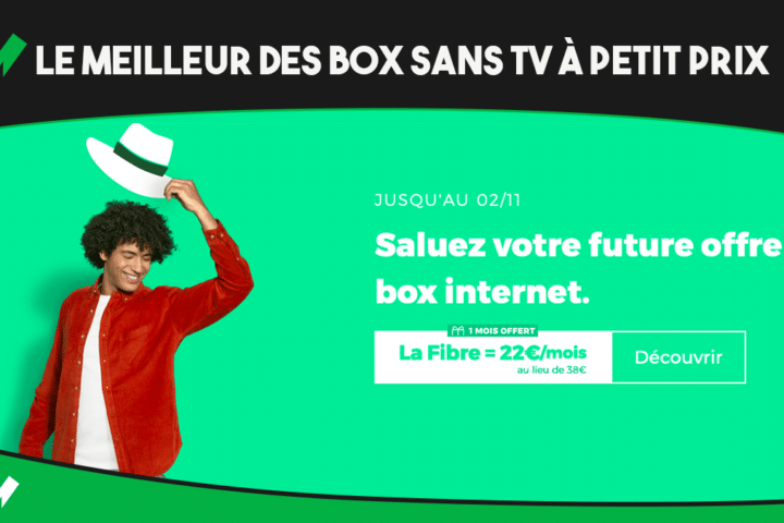 Meilleures box sans TV RED by SFR, Bouygues Telecom, Sosh