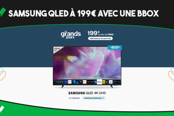 Samsung QLED + BBOX de Bouygues