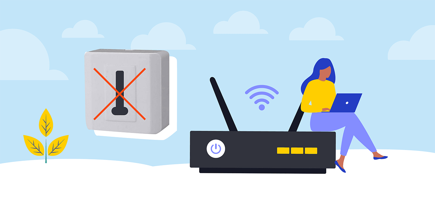 Système internet, TV et téléphone sur prises RJ45