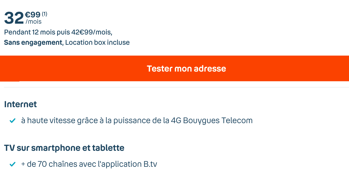 Box 4G Bouygues Telecom
