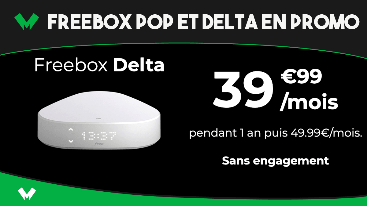 Box en promotion Delta ou Pop