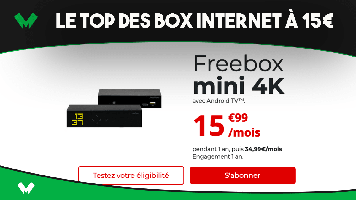 Box internet à 15 euros