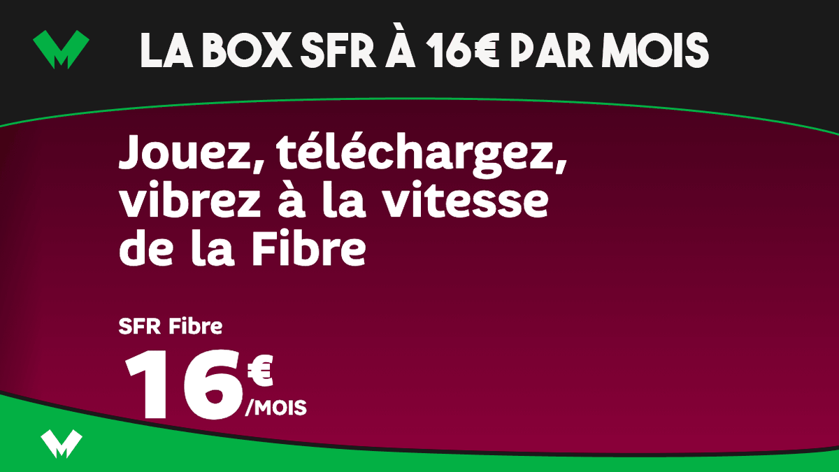 Box pas chère SFR seize euros
