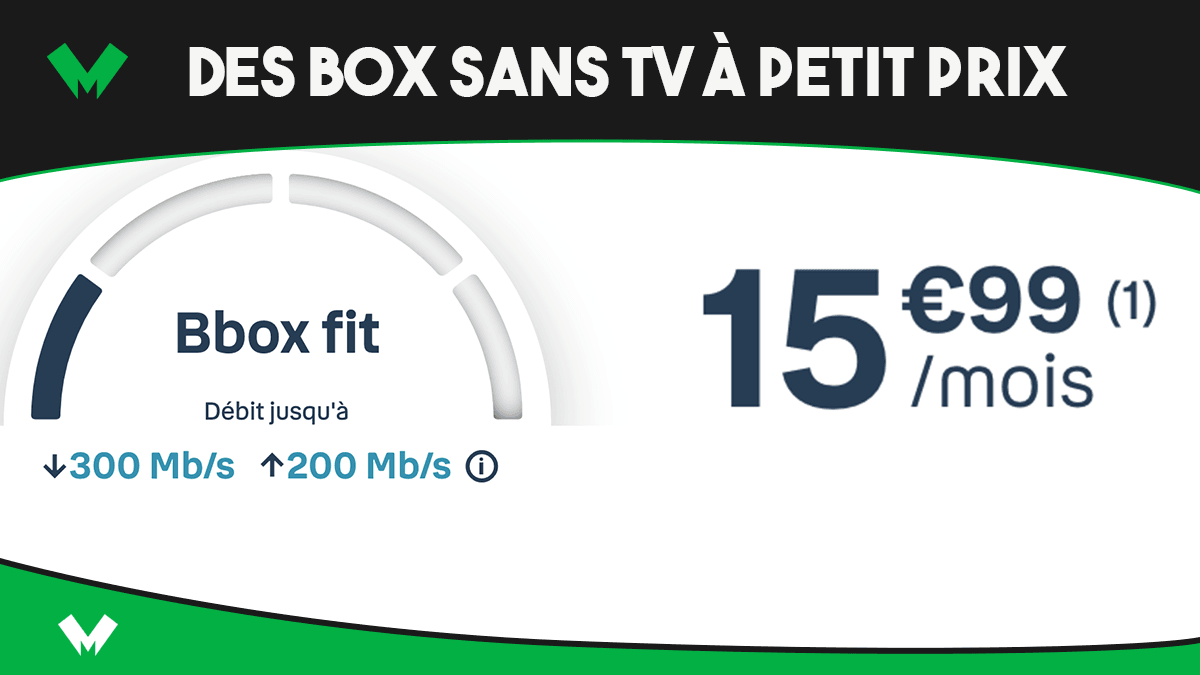 Box sans TV RED ou Bouygues