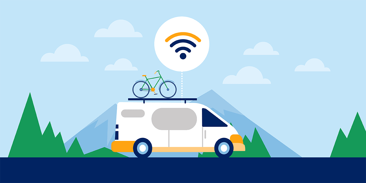 Connexion Internet via un camping car