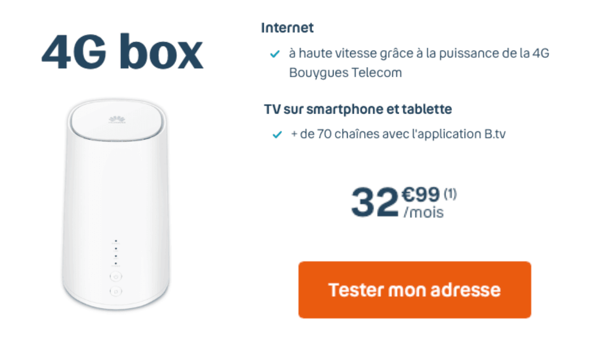 Bouygues Telecom et sa box 4G