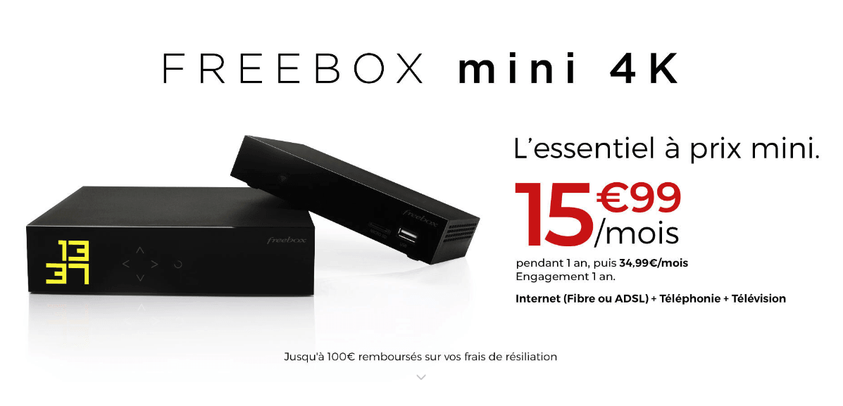 La Freebox mini 4K de Free