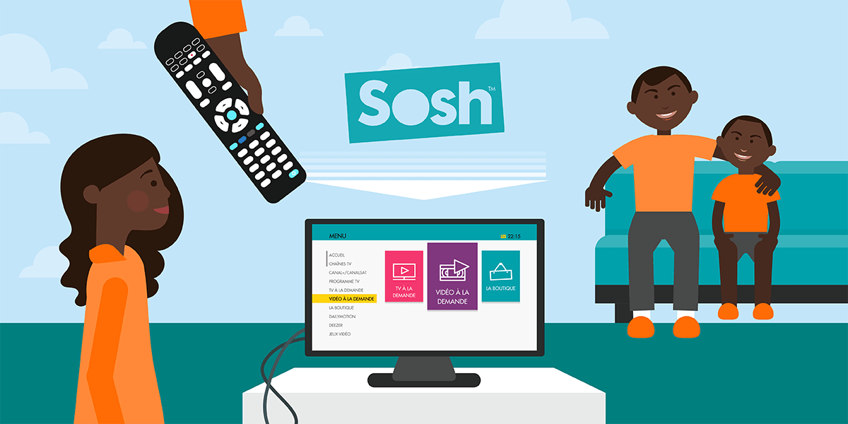 TV Sosh sur ordinateur