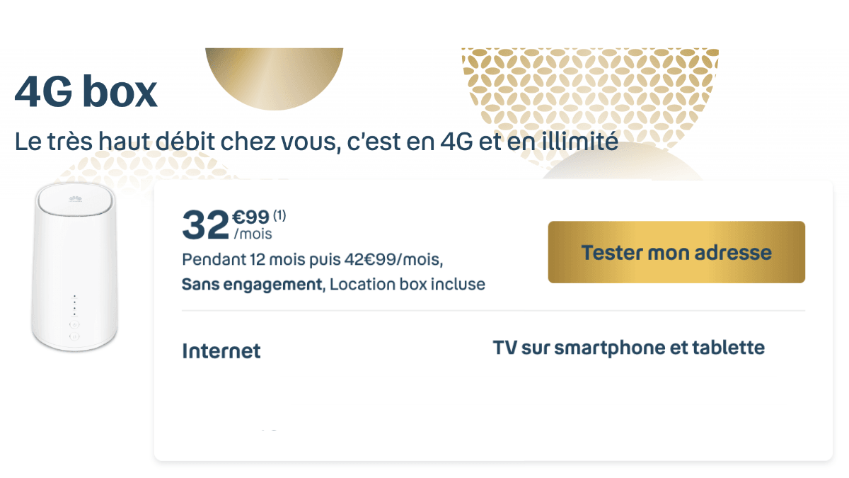Promotion sur la 4G Box de Bouygues Telecom