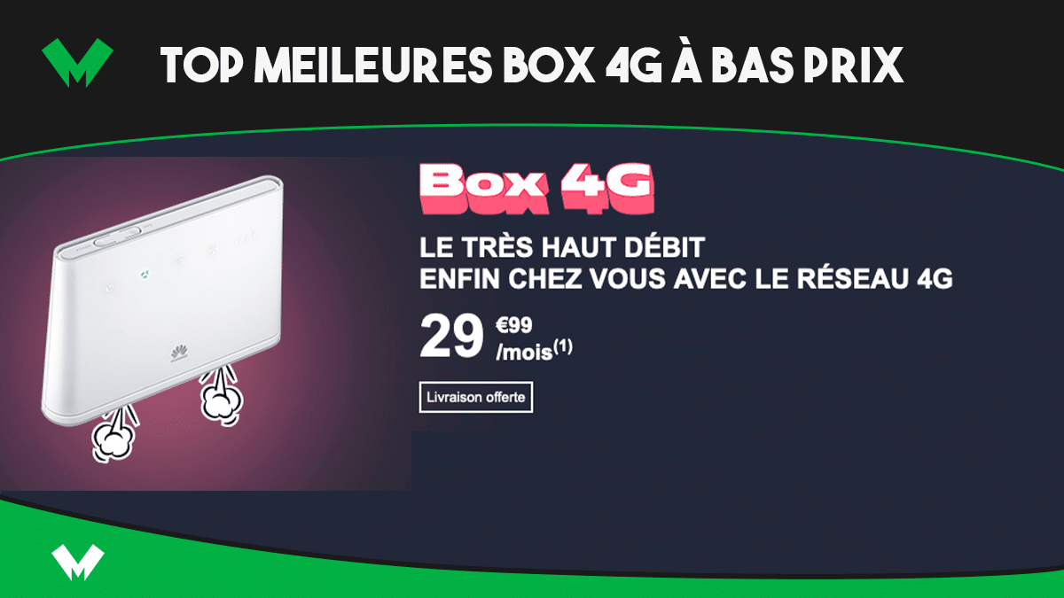 Top box 4G NRJ Bouygues SFR