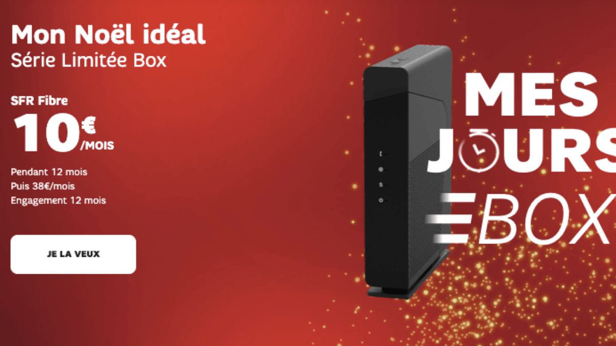 Promo Noël box internet de SFR