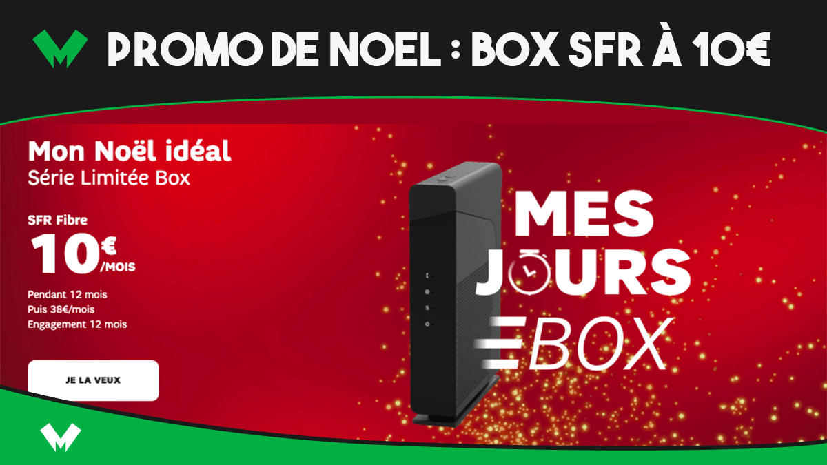 SFR Noël box en promo