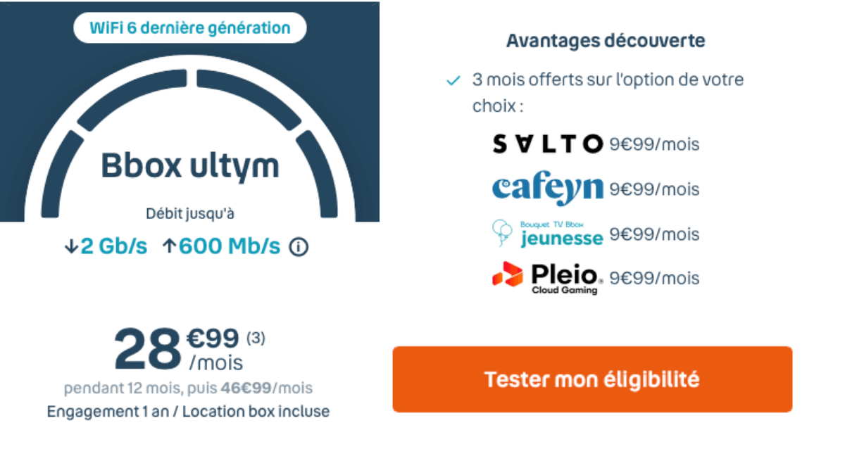 La Bbox Ultym de Bouygues Telecom