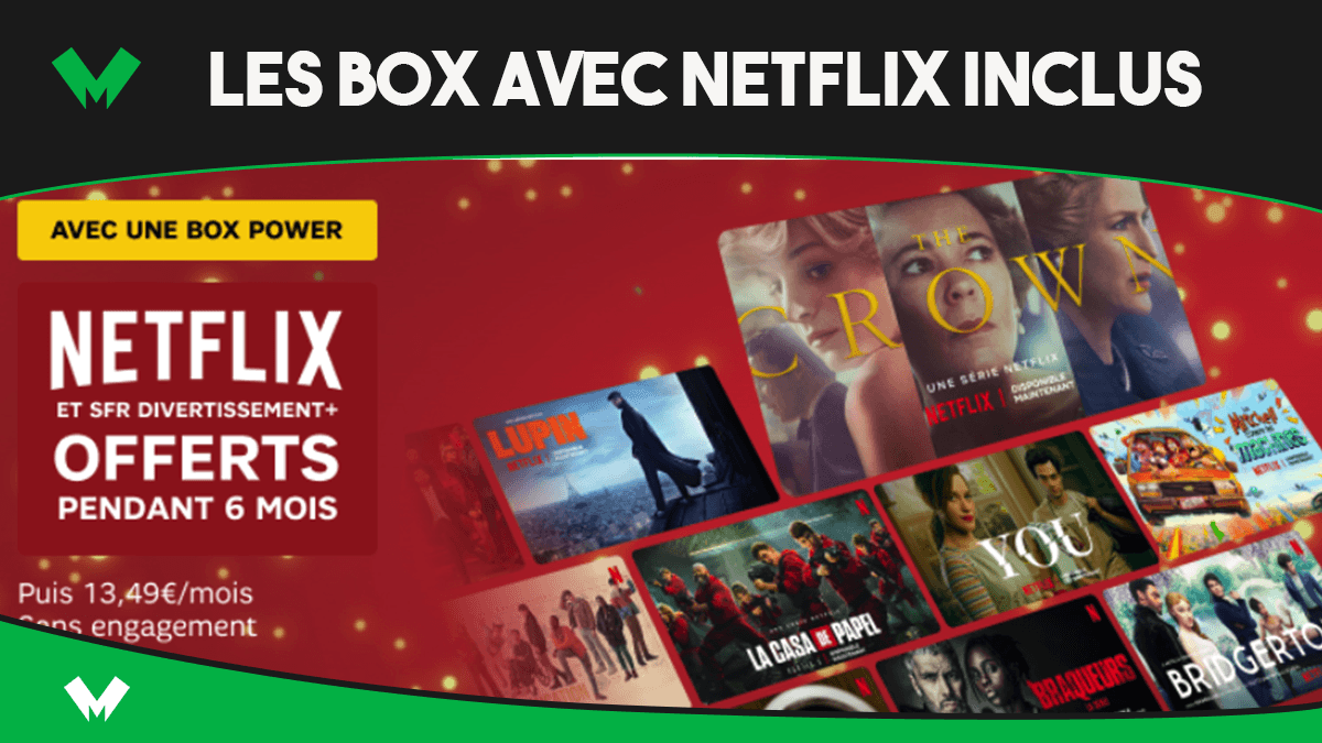 Les box avec Netflix SFR ou Free