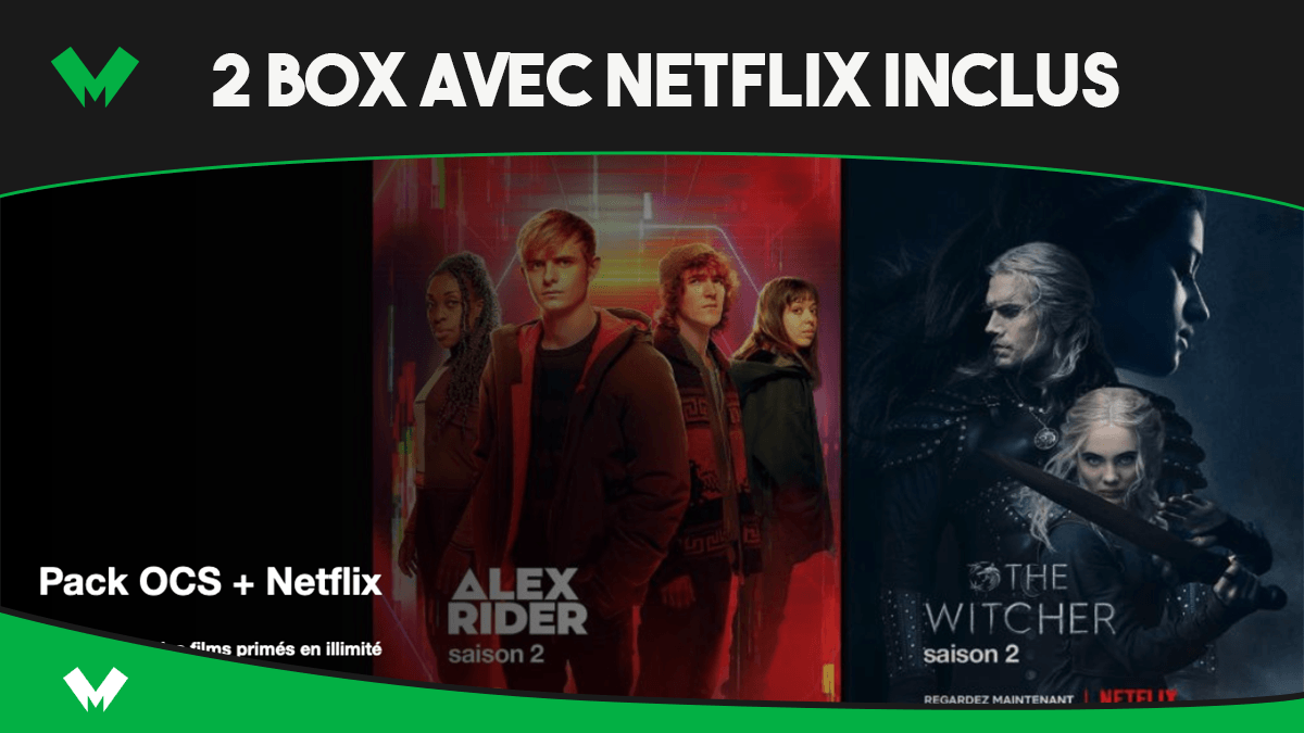 2 offres box avec Netflix
