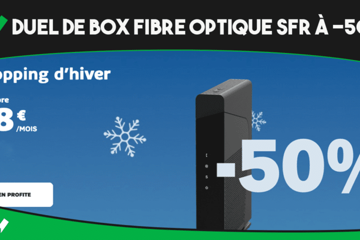 Duel de box fibre optique chez SFR, avec des offres à -50%